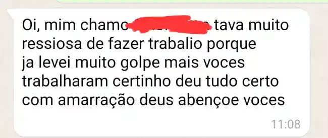 Relato de cliente da Ritualistic sobre amarração amorosa