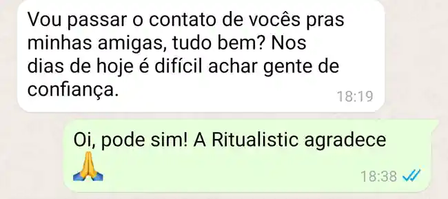 Relato de cliente da Ritualistic sobre amarração amorosa